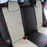 Авточехлы HYUNDAI-Solaris I hb/KIA-Rio III hb 2010-2017 (Аригон) чер+бел