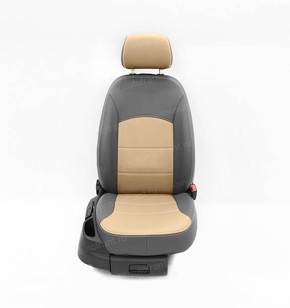 АВТОФРАНТ GEELY-Emgrand X7 с 2013 (Ромб) сер+беж отстрочка красная АВТОФРАНТ GEELY-Emgrand X7 с 2013 (Ромб) сер+беж отстрочка красная