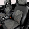 Авточехлы HAVAL M6 с 2021- (Ромб-Алькантара) чер+тем.сер Авточехлы HAVAL M6 с 2021- (Ромб-Алькантара) чер+тем.сер