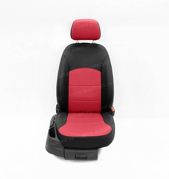АВТОФРАНТ/Авточехлы Renault Sandero 60/40 c 14- /чер+красный АВТОФРАНТ/Авточехлы Renault Sandero 60/40 c 14- /чер+красный
