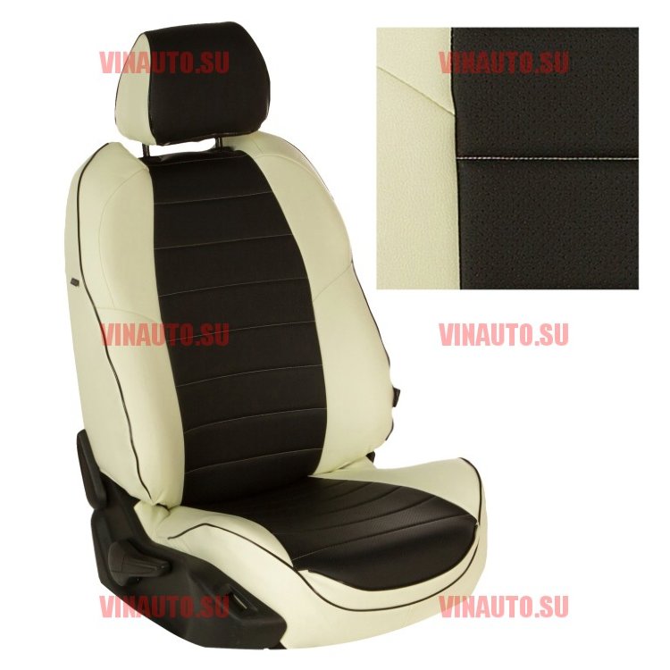 Авточехлы HYUNDAI- i30 с 2012 (Аригон) бел+чер Авточехлы HYUNDAI- i30 с 2012 (Аригон) бел+чер