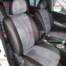 Авточехлы NISSAN-X-Trail T-31 2007-2015 (Алькантара) чер+сер Авточехлы NISSAN-X-Trail T-31 2007-2015 (Алькантара) чер+сер