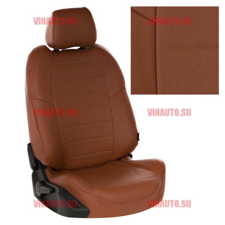 Авточехлы HYUNDAI-Santa Fe с 2012 (Аригон) коричневый Авточехлы HYUNDAI-Santa Fe с 2012 (Аригон) коричневый