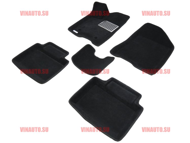 Коврики салона текст. 3D euro-std LADA Vesta (2015-) (EM3D) Original/EM3D005308