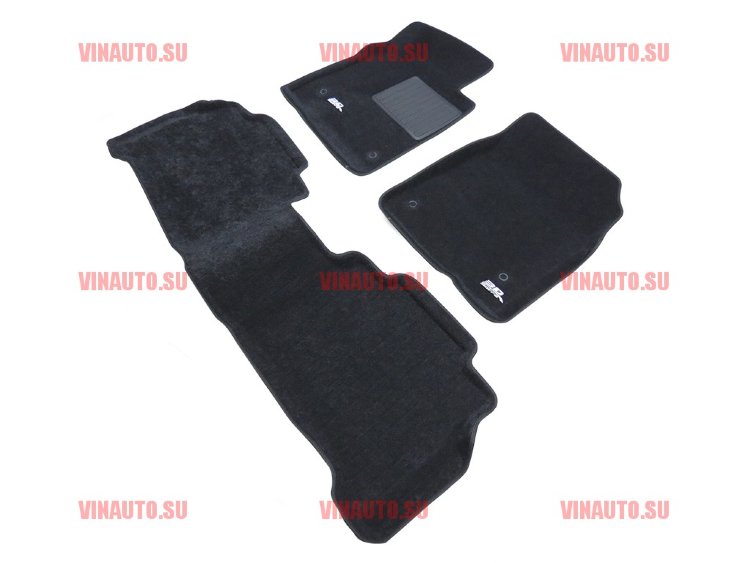 Коврики салона текст.Toyota Land Cruiser 200 2007-2011 LINER 3D Lux с бортиком черные/STR7400230