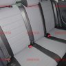 Авточехлы VW- Polo Sd деленная 40\60 с 2010 (Аригон) чер+сер Авточехлы VW- Polo Sd деленная 40\60 с 2010 (Аригон) чер+сер