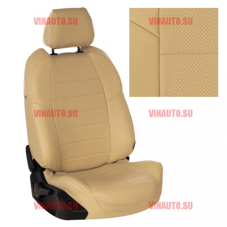 Авточехлы HYUNDAI-Santa Fe Classic (Аригон) беж+беж