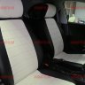 Авточехлы SKODA-Rapid 40\60 с 14-\VW Polo c 20- (без заднего подлокотника) (Аригон) чер+бел
