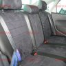 Авточехлы VW- Polo Sd деленная 40\60 с 2010 (Алькантара) чер+чер