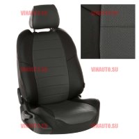 Авточехлы SUZUKI-SX-4 II Hb 2013-/Vitara II 2015- (Аригон) чер+тем.сер