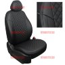 Авточехлы KIA-Sportage IV 2016-2021 (Ромб) чер+чер Авточехлы KIA-Sportage IV 2016-2021 (Ромб) чер+чер