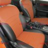 Авточехлы SUBARU-XV с 2011- (Аригон) чер+коричневый Авточехлы SUBARU-XV с 2011- (Аригон) чер+коричневый